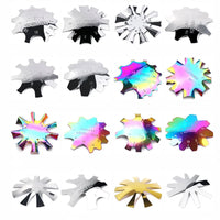 Pro 12 Style Easy French Smile Cut V Line Edge Trimmer Nail Cutter Almond Design Nail Stencil Styling Mold French Manicure Tools